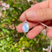 Pendentif Pierre de lune - ovale