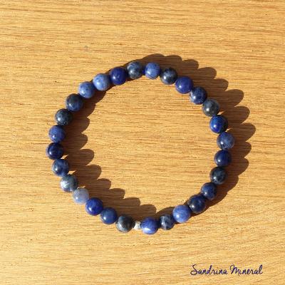 Bracelet Sodalite - Perles 6mm 