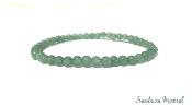 Bracelet Aventurine verte - Perles 4mm