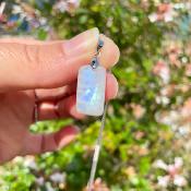 Pendentif Pierre de lune - réctangle