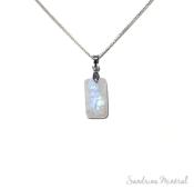 Pendentif Pierre de lune - réctangle