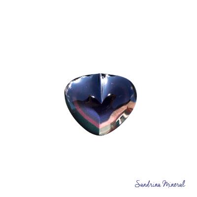 Cœur Obsidienne Œil céleste - 30mm