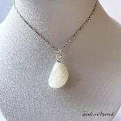 Pendentif Pierre de lune (pierre roulée)