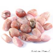 Opale rose des Andes - Pierre roulée           
