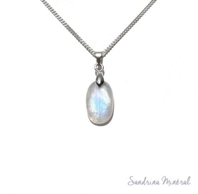 Pendentif Pierre de lune - ovale