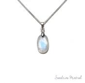 Pendentif Pierre de lune - ovale