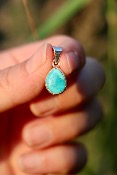 Pendentif Turquoise "Sleeping Beauty" sur Argent 925, n°2 - NEW&#10071;