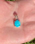 Pendentif Turquoise "Sleeping Beauty" sur Argent 925, n°1 - NEW&#10071;