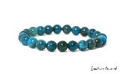 Bracelet Apatite bleue - Perles 8mm