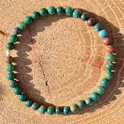 Bracelet Héliotrope - perles 4 mm