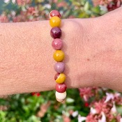 Bracelet Jaspe Mokaïte - perles 8mm