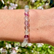 Bracelet Fluorite (ou Fluorine) Perles 6 mm