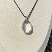 Pendentif "Goutte" Cristal de roche