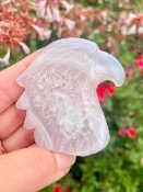 Tête d' Aigle en Agate Druzy - n°1