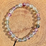 Bracelet Fluorite (ou Fluorine) Perles 6 mm