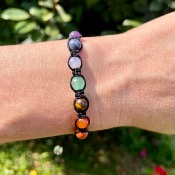 Bracelet "Shamballa" 7 Chakras 