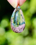 Pendentif en Quartz Lodolite - Goutte n°4
