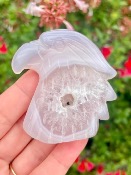 Tête d' Aigle en Agate Druzy - n°1