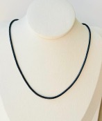 Cordon noir réglable - 45 à 50 cm