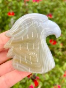 Tête d' Aigle en Agate Druzy - n°4