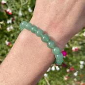 Bracelet Aventurine verte - Perles 8mm