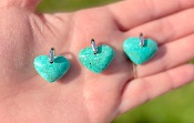 Pendentif "Cœur" Turquoise du Pérou - NEW&#10071;