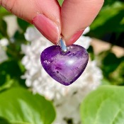 Pendentif "Cœur" Améthyste - NEW&#10071;